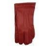 Leðurhanskar ullarfóðraðir dádýraleður-dökk rauðir