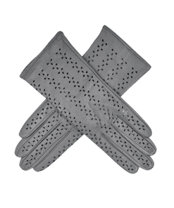 Leðurhanskar ófóðraðir-gráir