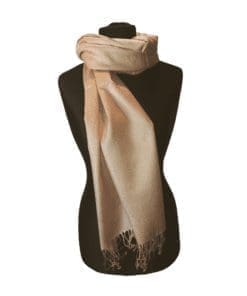 Pashmina slæða einlit-beige