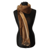Pashmina slæða tvílit-brún/beige