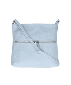 Josslyn leðurtaska-ljós blá