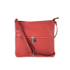 Josslyn leðurtaska-rauð