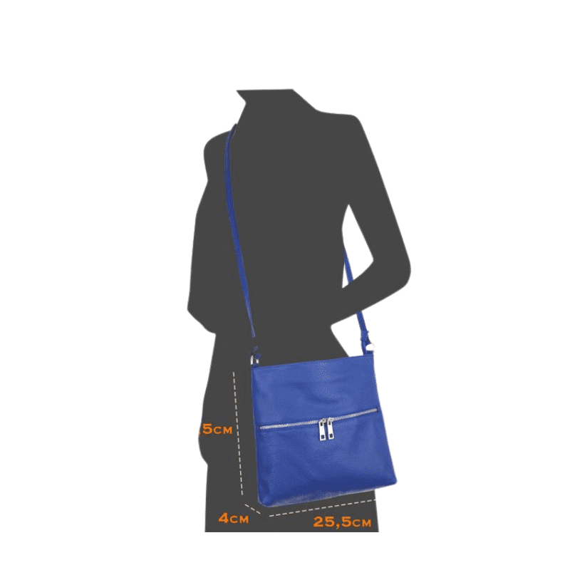 Josslyn leðurtaska-rauð - Image 6