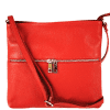 Josslyn leðurtaska-rauð