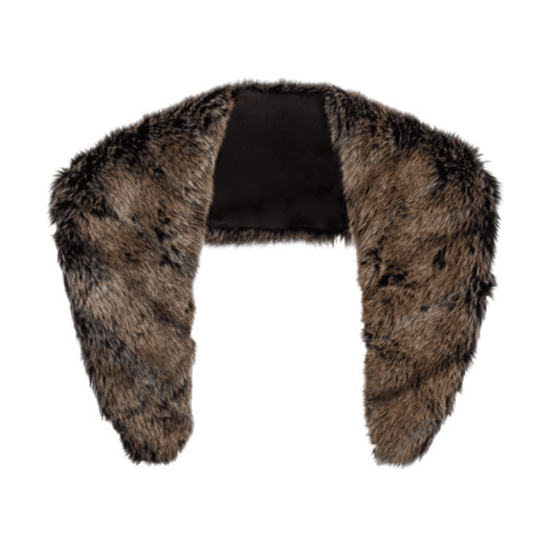 Szal gervifeldskragi-dökk brúnn