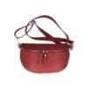 Jaden leður mittistaska-dökk rauð