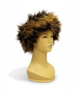 Opaska gervifelds eyrnaband-rauðbrúnt