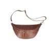 Pascale leður mittistaska-brún