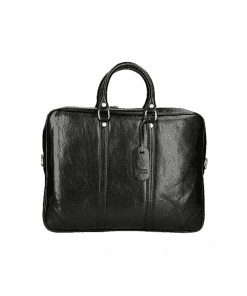 Gavin leðurtaska (tölvutaska) - svört