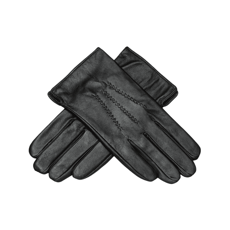 Herrahanskar flísfóðraðir-svartir