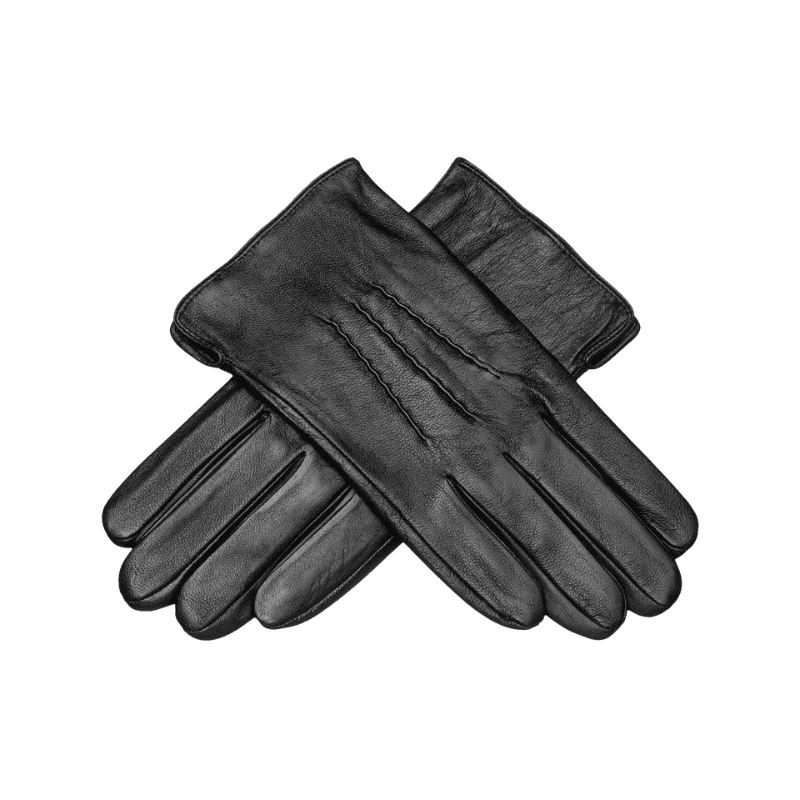 Herrahanskar flísfóðraðir-svartir