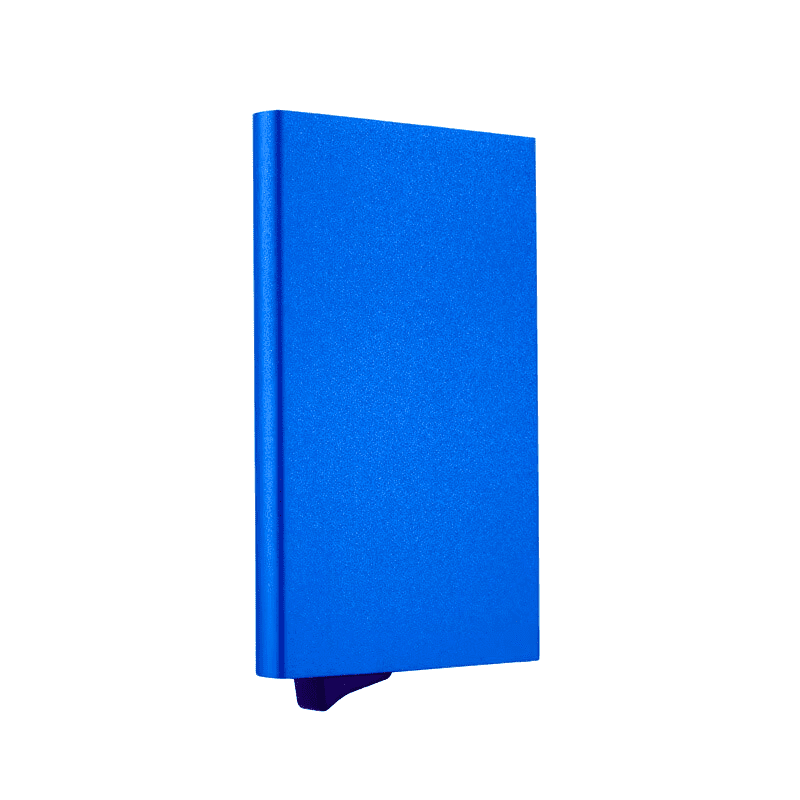 Ál kortahylki m/RFID-blátt