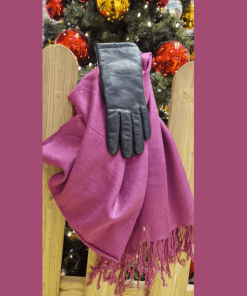 JÓLATILBOÐ, PASHMINA OG HANDUNNIR LEÐURHANSKAR