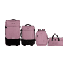 Wings Stork fjórar ferðatöskur í setti-light purple
