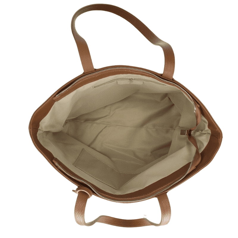 Vittoria leðurtaska-dökk taupe - Image 6