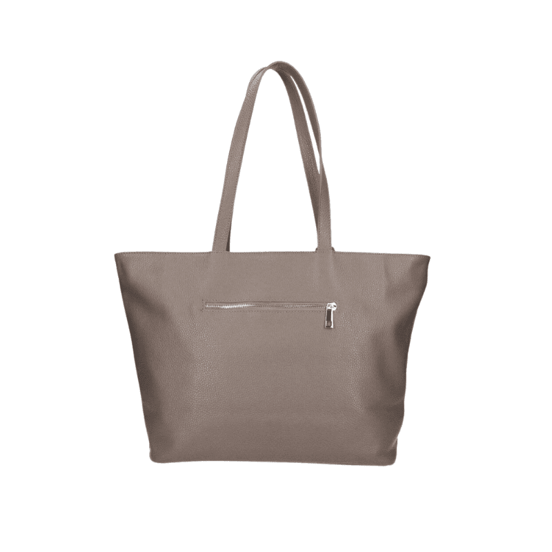 Vittoria leðurtaska-dökk taupe - Image 5