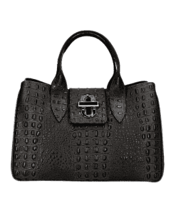 LAURA leðurtaska - svört