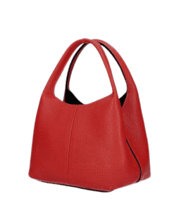 FRAN leðurtaska - rauð