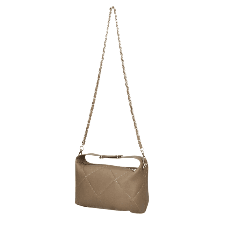 LORY leðurtaska - dökk taupe - Image 4