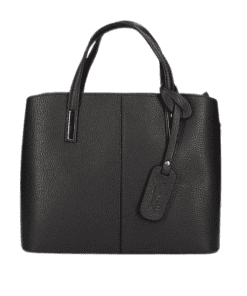 MANILA leðurtaska - svört