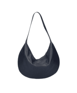 SWANA leðurtaska - navy blá