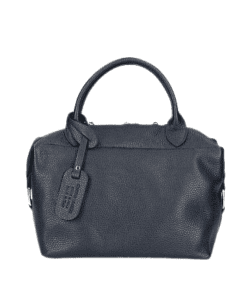 NALA leðurtaska - navy blá