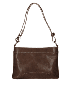 ANCILLA leðurtaska - dökk brún