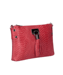 THERESA leðurtaska - rauð