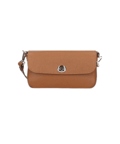 FRANCESCA leðurtaska - koníak