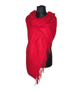 Trefill cashmere blanda-rauð