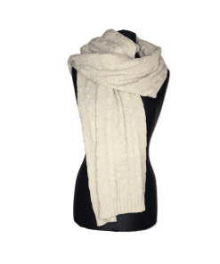 Trefill kaðlaprjónn-kremaður