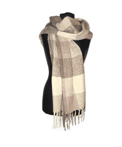 Trefill köflóttur-beige