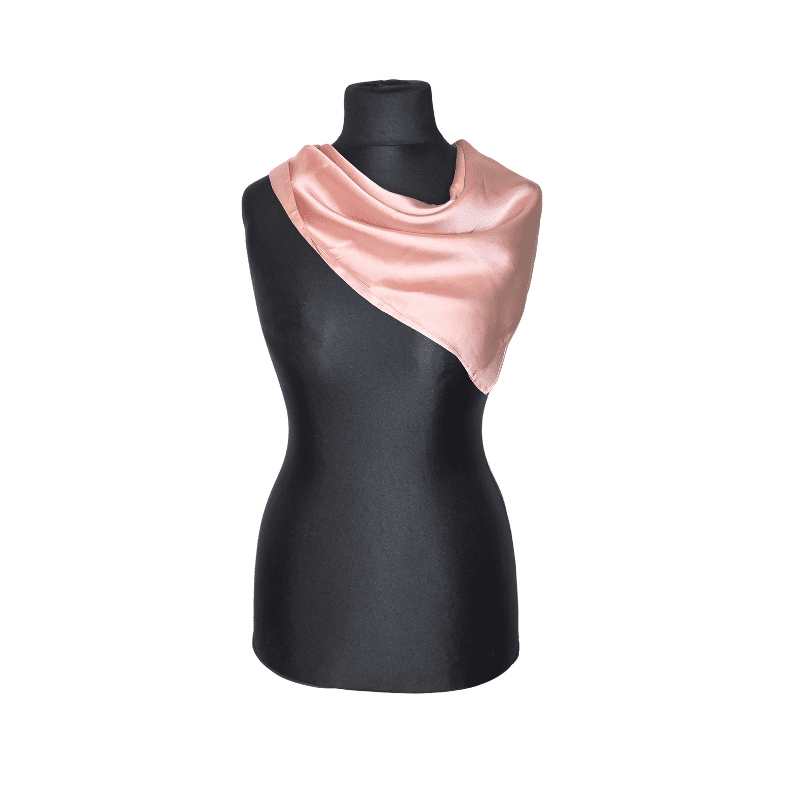 Hálsklútur-púður bleikur