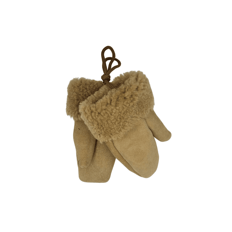 Sauðskinns lúffur 1-3ára -sand