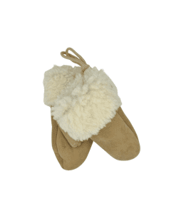 Sauðskinns lúffur 1-3ára -sand