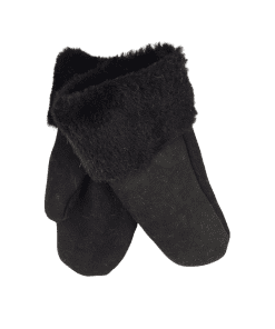 Sauðskinns lúffur-svartar