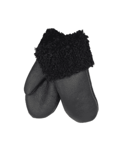 Sauðskinns lúffur - svartar