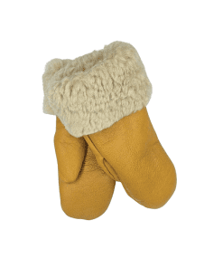 Sauðskinns lúffur-sinneps gular