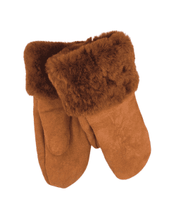 Sauðskinns lúffur-rúst appelsínugular