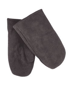 Sauðskinns lúffur-dökk brúnar