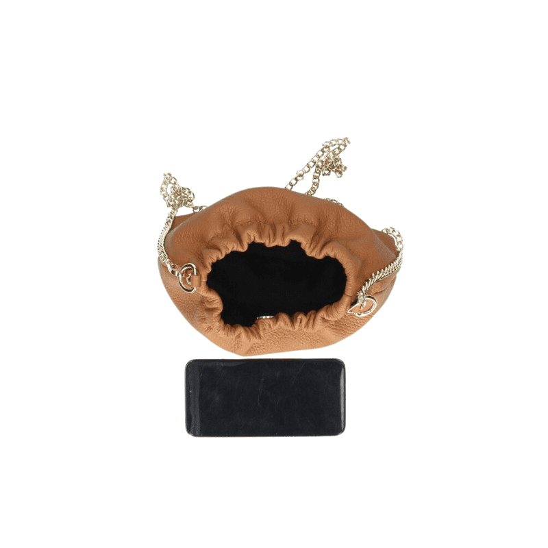 Sissi leðurtaska-silfur - Image 6